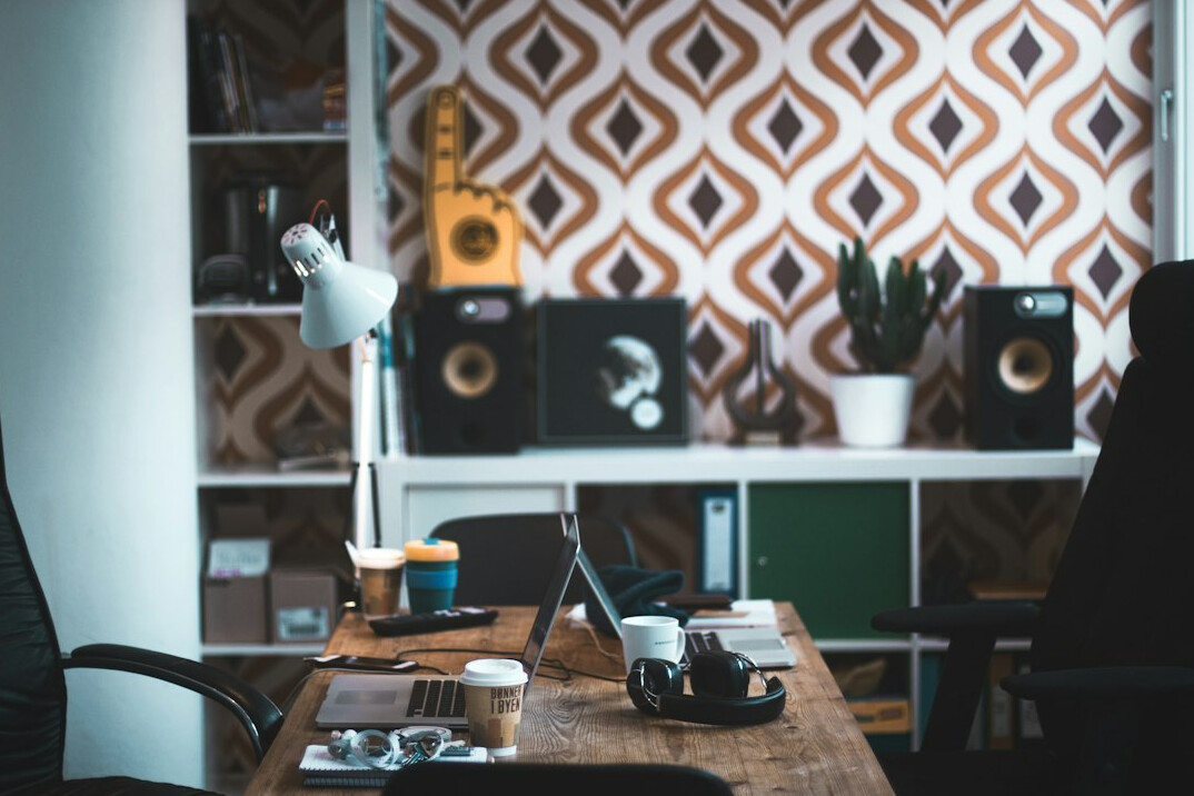 podcast studio interior